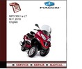 Thumbnail Piaggio MP3 300 I.e LT 2010 Service Manual