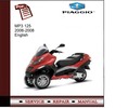 Thumbnail Piaggio MP3 125 06-08 Service Manual 