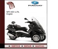 Thumbnail Piaggio MP3 400 i.e RL Service Manual