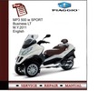 Thumbnail Piaggio MP3 500 ie SPORT Buisness LT m.y.2011 Service Manual