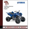 Thumbnail Yamaha YFM350 Wolverine 1995-2004 Service Manual 