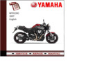 Thumbnail Yamaha mt01(w) 2007 workshop Service repair Manual 