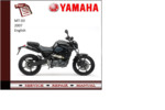Thumbnail Yamaha mt03 2007 supplementary service repair manual