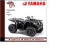 Thumbnail Yamaha yfm450far 2002 workshop Service repair Manual