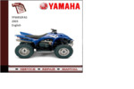 Thumbnail Yamaha yfm450fas 2003 supplementary Service repair Manual