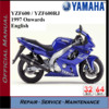 Thumbnail Yamaha YZF600RJ 1997 Onwards Workshop Service Repair Manual 