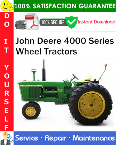 Thumbnail John Deere 4000 Series Wheel Tractors Service Repair Manual PDF Download (SM2042) ◆ Thumbnail John Deere 4000 Series Wheel Tractors Service Repair Manual PDF Download (SM2042) ◆