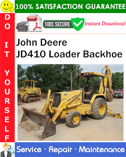 Thumbnail John Deere JD410 Loader Backhoe Service Repair Manual PDF Download ◆ Thumbnail John Deere JD410 Loader Backhoe Service Repair Manual PDF Download ◆