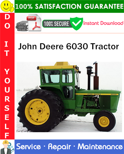 Thumbnail John Deere 6030 Tractor Service Repair Manual PDF Download ◆ Thumbnail John Deere 6030 Tractor Service Repair Manual PDF Download ◆