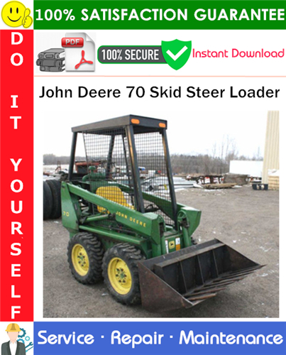 Thumbnail John Deere 70 Skid Steer Loader Service Repair Manual PDF Download ◆ Thumbnail John Deere 70 Skid Steer Loader Service Repair Manual PDF Download ◆