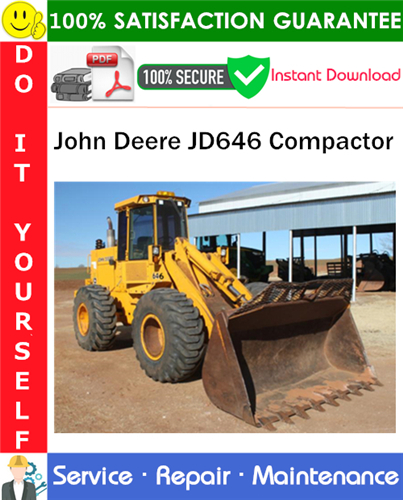 Thumbnail John Deere JD646 Compactor Service Repair Manual PDF Download ◆ Thumbnail John Deere JD646 Compactor Service Repair Manual PDF Download ◆