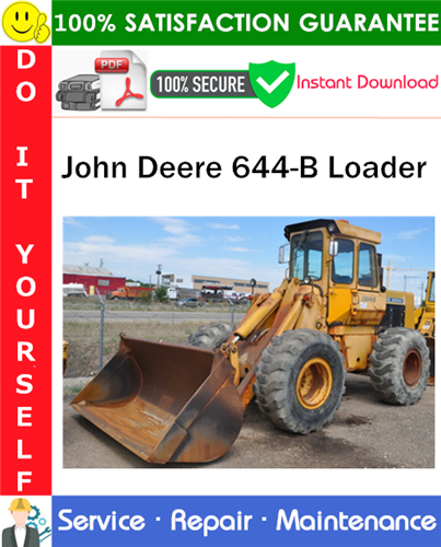 Thumbnail John Deere 644-B Loader Service Repair Manual PDF Download ◆ Thumbnail John Deere 644-B Loader Service Repair Manual PDF Download ◆