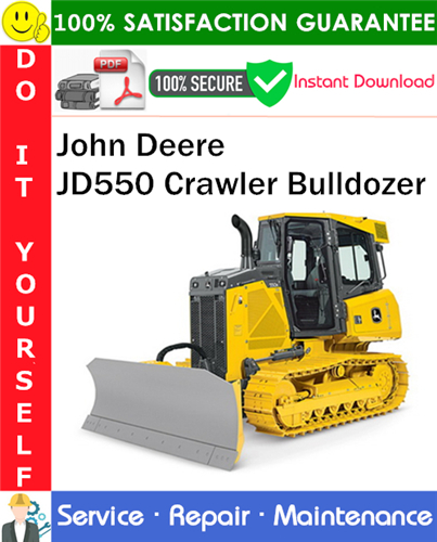 Thumbnail John Deere JD550 Crawler Bulldozer Service Repair Manual PDF Download ◆ Thumbnail John Deere JD550 Crawler Bulldozer Service Repair Manual PDF Download ◆
