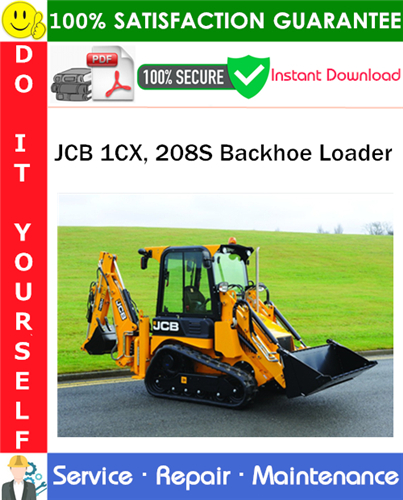 Thumbnail JCB 1CX, 208S Backhoe Loader Service Repair Manual PDF Download ◆ Thumbnail JCB 1CX, 208S Backhoe Loader Service Repair Manual PDF Download ◆