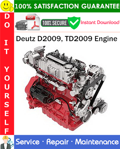 Thumbnail Deutz D2009, TD2009 Engine Service Repair Manual PDF Download ◆ Thumbnail Deutz D2009, TD2009 Engine Service Repair Manual PDF Download ◆