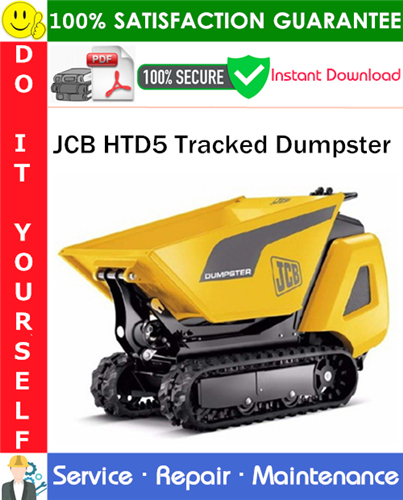 Thumbnail JCB HTD5 Tracked Dumpster Service Repair Manual PDF Download ◆ Thumbnail JCB HTD5 Tracked Dumpster Service Repair Manual PDF Download ◆