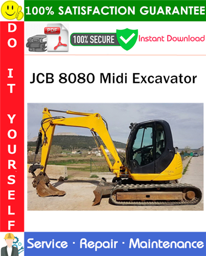 Thumbnail JCB 8080 Midi Excavator Service Repair Manual PDF Download ◆ Thumbnail JCB 8080 Midi Excavator Service Repair Manual PDF Download ◆