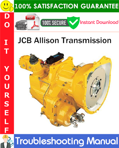 Thumbnail JCB Allison Transmission Troubleshooting Manual PDF Download ◆