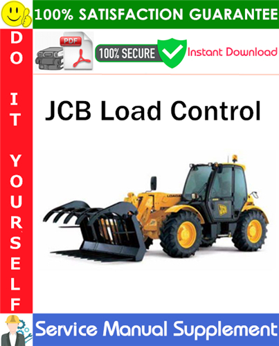Thumbnail JCB Load Control Supplement Service Manual PDF Download ◆
