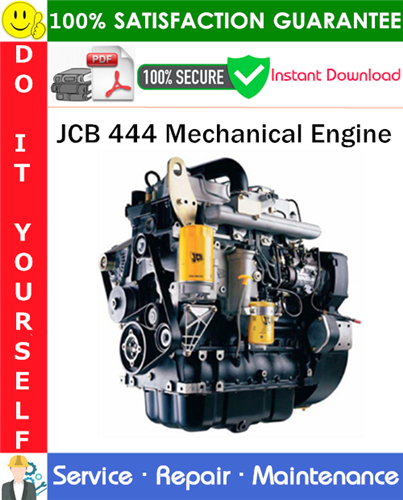 Thumbnail JCB 444 Mechanical Engine Service Repair Manual PDF Download ◆