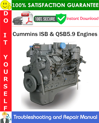 Thumbnail Cummins ISB & QSB5.9 Engines Troubleshooting and Repair Manual PDF Download ◆