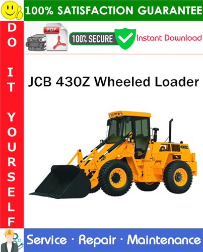 Thumbnail JCB 430Z Wheeled Loader Service Repair Manual PDF Download ◆ Thumbnail JCB 430Z Wheeled Loader Service Repair Manual PDF Download ◆