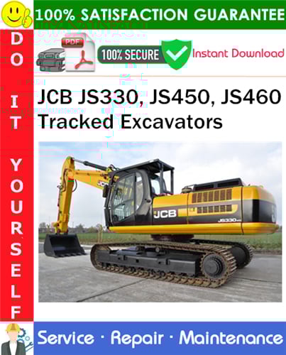 Thumbnail JCB JS330, JS450, JS460 Tracked Excavators Service Repair Manual PDF Download ◆ Thumbnail JCB JS330, JS450, JS460 Tracked Excavators Service Repair Manual PDF Download ◆
