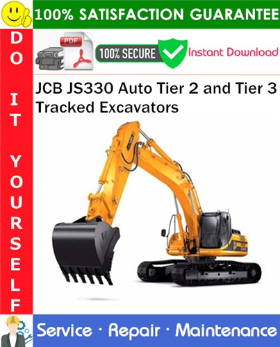 Thumbnail JCB JS330 Auto Tier 2 and Tier 3 Tracked Excavators Service Repair Manual PDF Download ◆ Thumbnail JCB JS330 Auto Tier 2 and Tier 3 Tracked Excavators Service Repair Manual PDF Download ◆