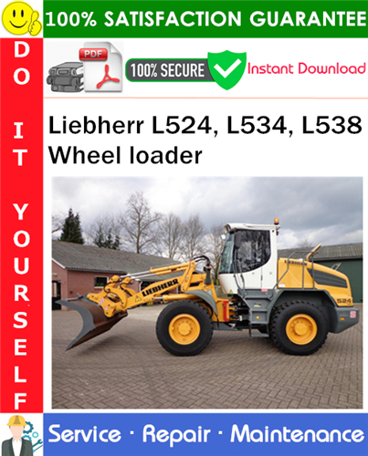 Thumbnail Liebherr L524, L534, L538 Wheel loader Service Repair Manual PDF Download ◆