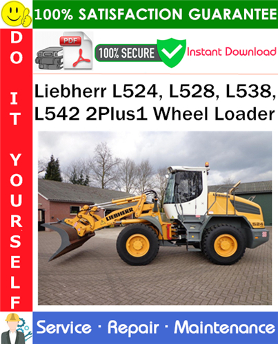 Thumbnail Liebherr L524, L528, L538, L542 2Plus1 Wheel Loader Service Repair Manual PDF Download ◆