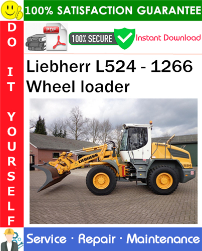 Thumbnail Liebherr L524 - 1266 Wheel loader Service Repair Manual PDF Download ◆