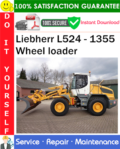 Thumbnail Liebherr L524 - 1355 Wheel loader Service Repair Manual PDF Download ◆