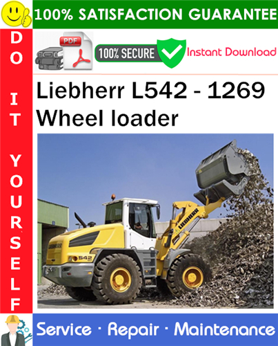 Thumbnail Liebherr L542 - 1269 Wheel loader Service Repair Manual PDF Download ◆