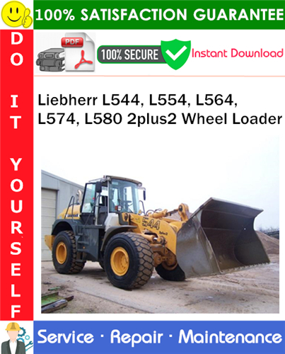 Thumbnail Liebherr L544, L554, L564, L574, L580 2plus2 Wheel Loader Service Repair Manual PDF Download ◆