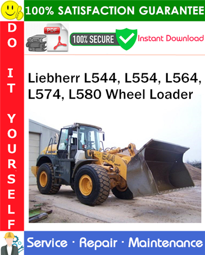 Thumbnail Liebherr L544, L554, L564, L574, L580 Wheel Loader Service Repair Manual PDF Download ◆