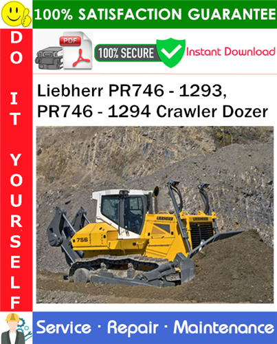 Thumbnail Liebherr PR746 - 1293, PR746 - 1294 Crawler Dozer Service Repair Manual PDF Download ◆ Thumbnail Liebherr PR746 - 1293, PR746 - 1294 Crawler Dozer Service Repair Manual PDF Download ◆