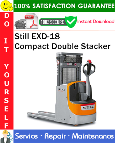 Thumbnail Still EXD-18 Compact Double Stacker Service Repair Manual PDF Download ◆