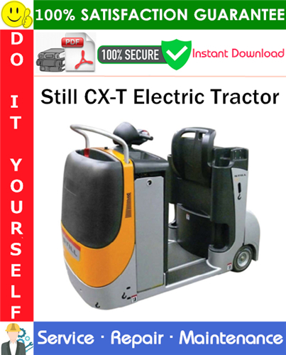 Thumbnail Still CX-T Electric Tractor Service Repair Manual PDF Download ◆ Thumbnail Still CX-T Electric Tractor Service Repair Manual PDF Download ◆
