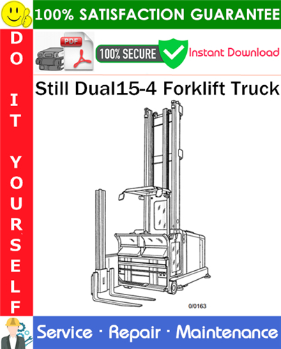Thumbnail Still Dual15-4 Forklift Truck Service Repair Manual PDF Download ◆