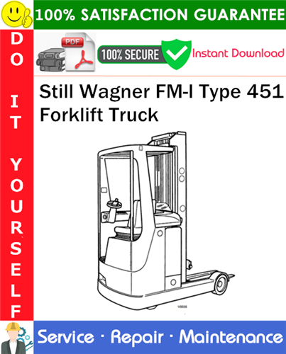 Thumbnail Still Wagner FM-I Type 451 Forklift Truck Service Repair Manual PDF Download ◆