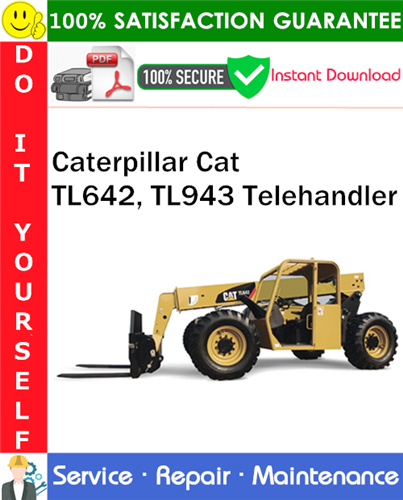 Thumbnail Caterpillar Cat TL642, TL943 Telehandler Service Repair Manual PDF Download ◆ Thumbnail Caterpillar Cat TL642, TL943 Telehandler Service Repair Manual PDF Download ◆