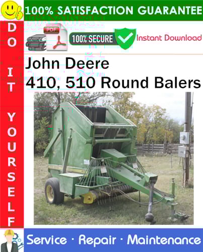 Thumbnail John Deere 410, 510 Round Balers Service Repair Manual PDF Download ◆