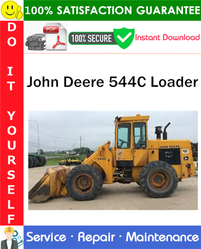 Thumbnail John Deere 544C Loader Service Repair Manual PDF Download ◆