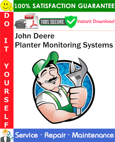 Thumbnail John Deere Planter Monitoring Systems Service Repair Manual PDF Download ◆