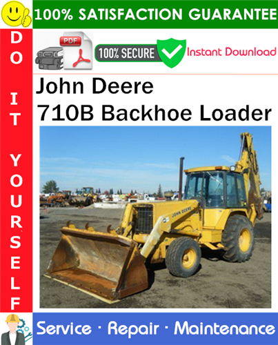 Thumbnail John Deere 710B Backhoe Loader Service Repair Manual PDF Download ◆