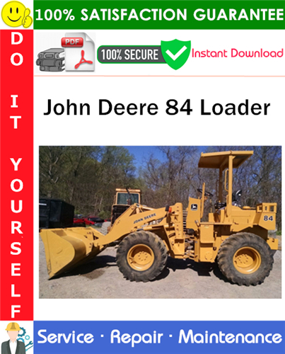 Thumbnail John Deere 84 Loader Repair Technical Manual PDF Download ◆ Thumbnail John Deere 84 Loader Repair Technical Manual PDF Download ◆