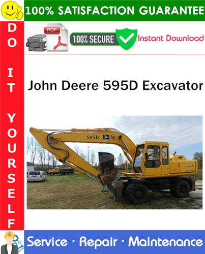 Thumbnail John Deere 595D Excavator Repair Technical Manual PDF Download ◆