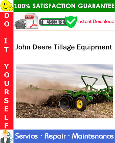 Thumbnail John Deere Tillage Equipment Service Repair Manual PDF Download ◆