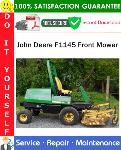 Thumbnail John Deere F1145 Front Mower Service Repair Manual PDF Download ◆