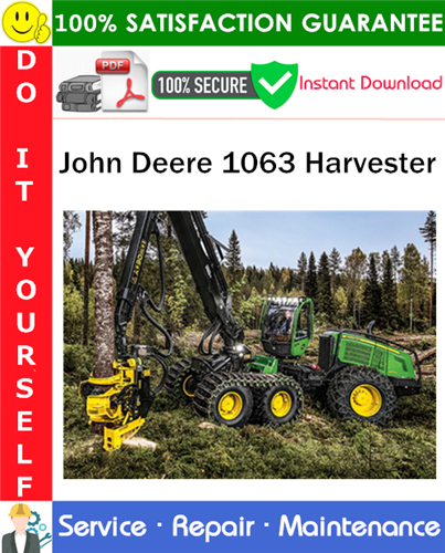 Thumbnail John Deere 1063 Harvester Service Repair Manual PDF Download ◆ Thumbnail John Deere 1063 Harvester Service Repair Manual PDF Download ◆